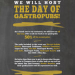 The Day of Gastropubs
